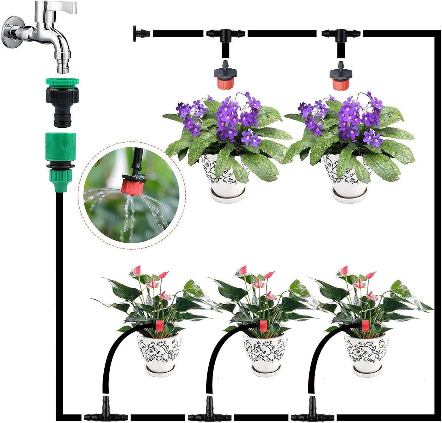 Tröpfchenbewässerung Set – Automatisch für Garten & Balkon - Detailansicht 9 | BEST-AMBIENCE