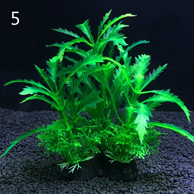 Aquarium Kunstpflanzen Set – Realistische Deko bunt in 5 | BEST-AMBIENCE