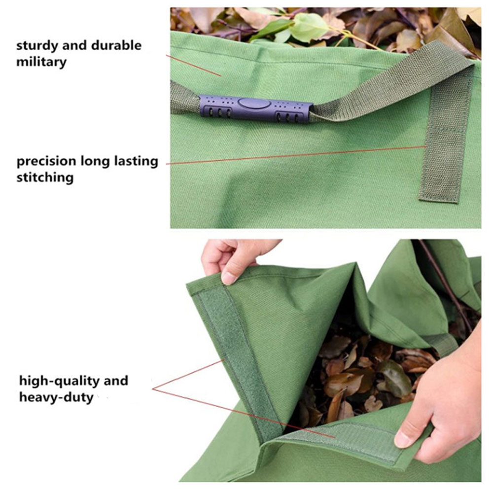 Stabiler Laubsack faltbar – Gartenabfallsack 270L - Detailansicht 11 | BEST-AMBIENCE