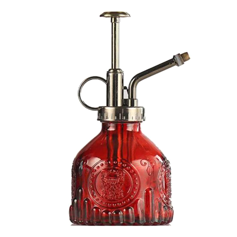 Vintage Blumensprüher Glasflasche mit Metallsprühkopf - Detailansicht 10 | BEST-AMBIENCE