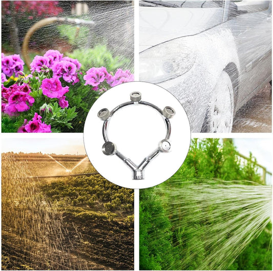 Mehrdüsen-Sprühaufsatz Edelstahl für Gartenbewässerung – Detailansicht 2 | BEST-AMBIENCE