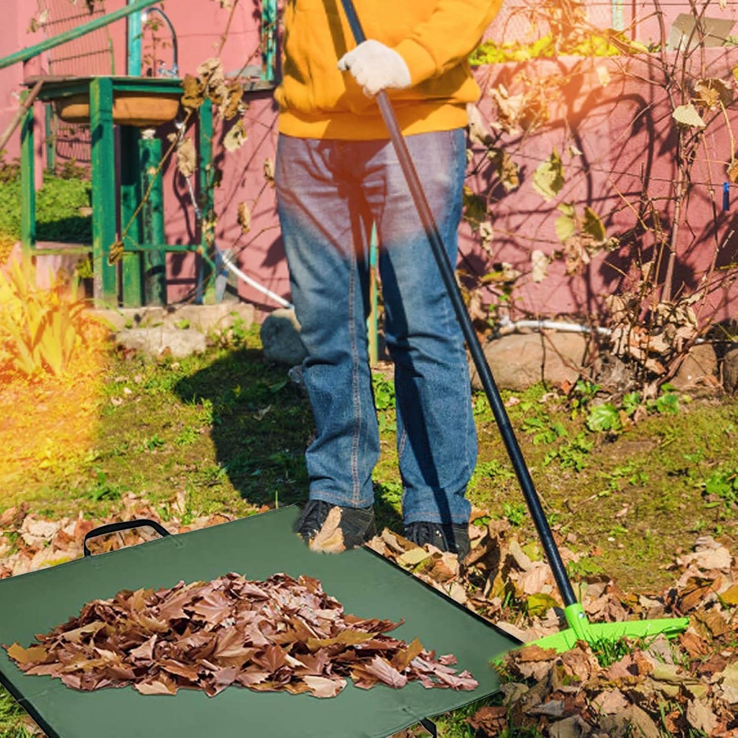 Stabiler Laubsack faltbar – Gartenabfallsack 270L - Detailansicht 4 | BEST-AMBIENCE
