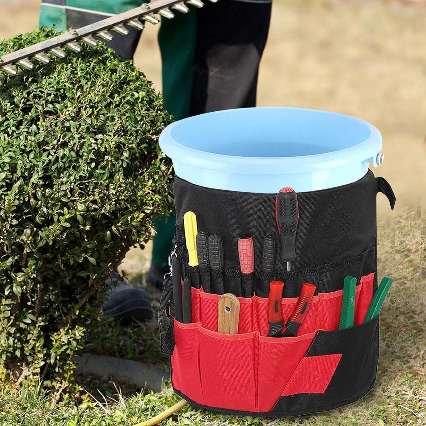 Gartenwerkzeugtasche 42 Fächer – Große Werkzeugaufbewahrung - Detailansicht 4 | BEST-AMBIENCE