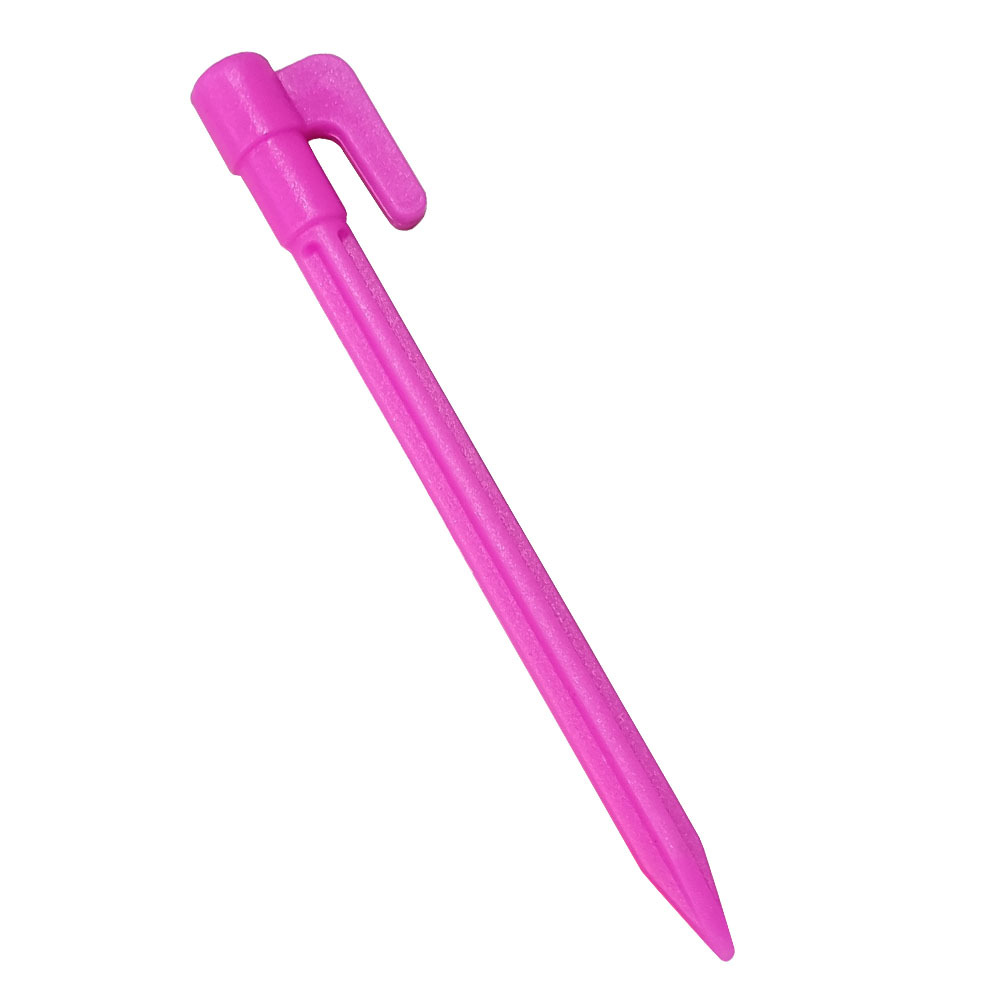 Camping Erdnägel mit Haken für Tarp & Plane – 10er Set in Rosa | BEST-AMBIENCE
