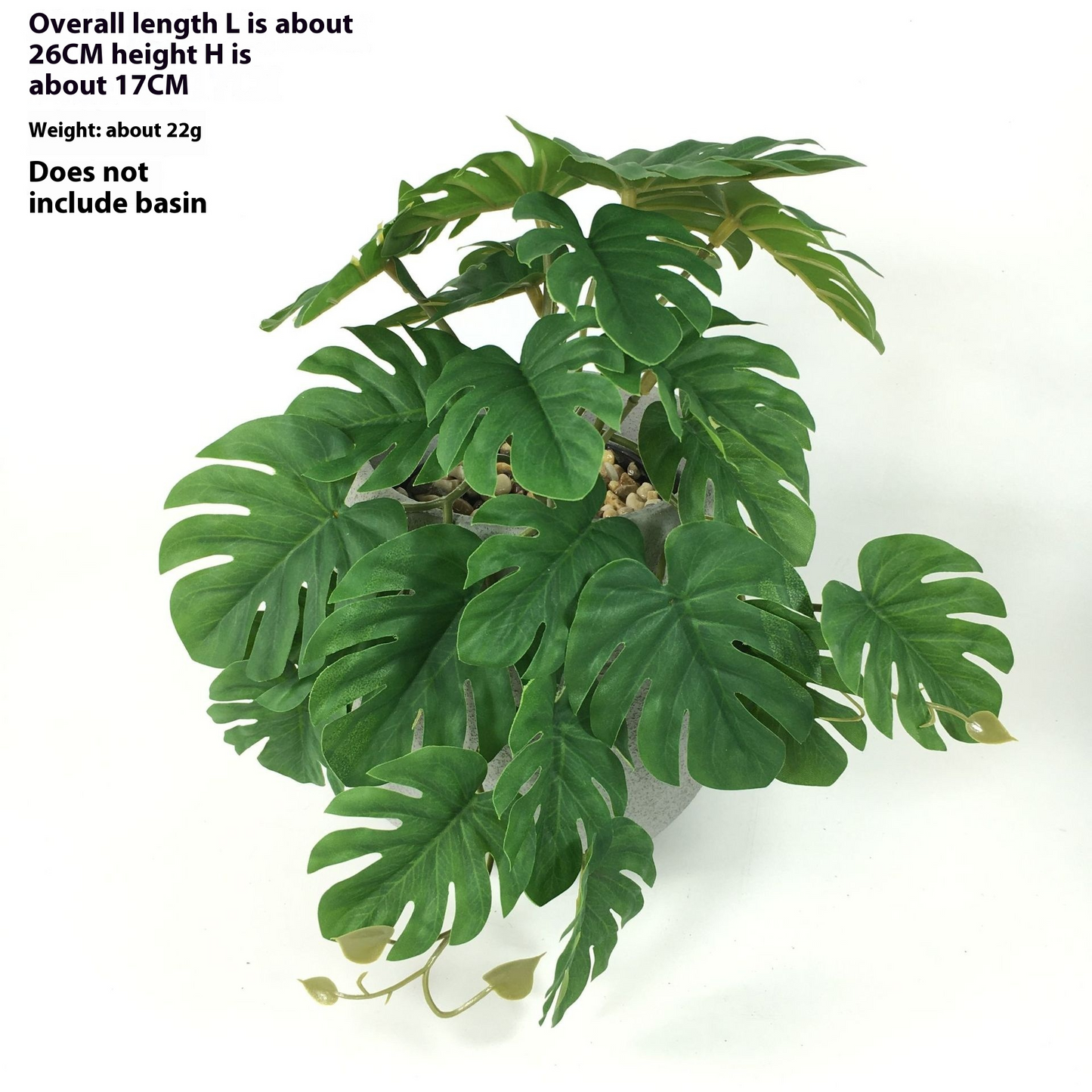 Hängepflanze Künstlich – Deko Innen & Außen Naturoptik in Monstera | BEST-AMBIENCE