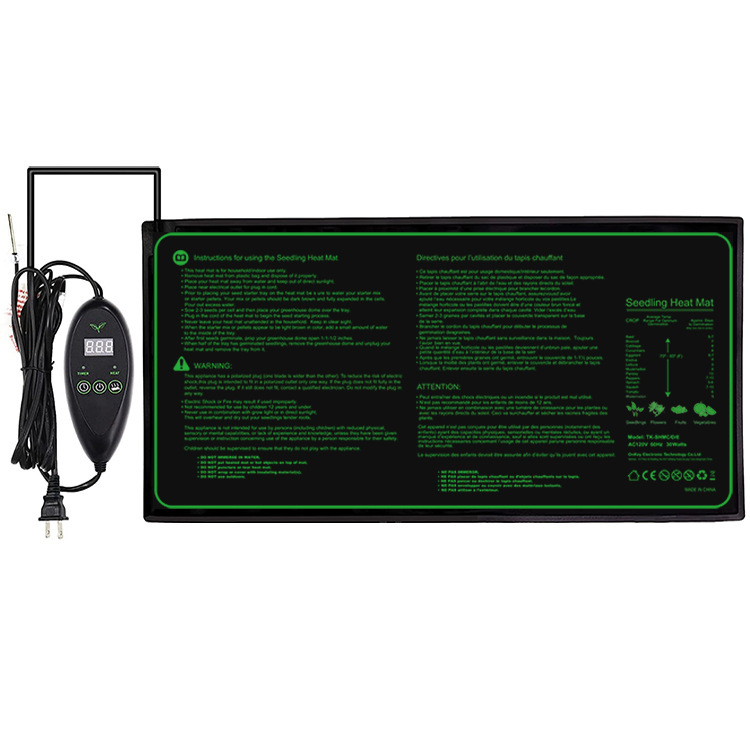 Keimmatte mit Thermostat – Anzucht & Pflanzenwachstum in 20x10in digitales Display | BEST-AMBIENCE