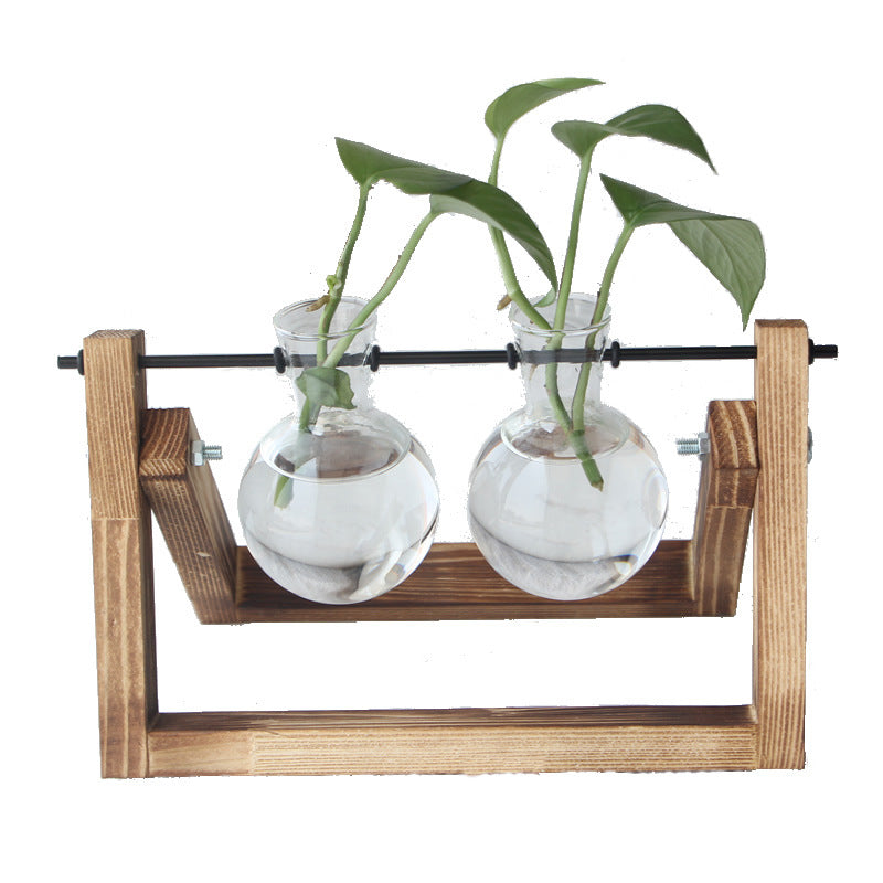 Glasvase im Vintage-Design