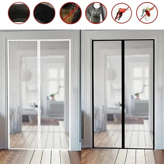 Anti Moskito Fliegen Vorhaenge Tueren Magnetische Moskitonetz Tuer Fenster Automatisch Schließen Mesh Küche Wohnzimmer Veranda Garten Bilder