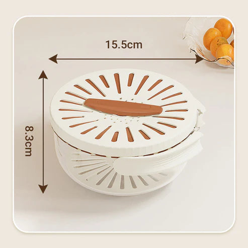 2in1 Frischehalter & Abtropfsieb – 2in1 Lösung für die Küche