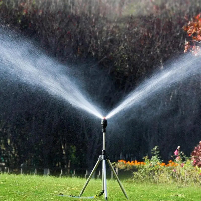 Garten Rasensprenger Automatisch 360 Grad Drehung Outdoor Bewässerung Bewässerungssystem Für Rasenbewässerung Zubehör aufgebaut