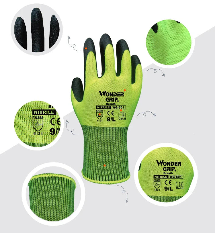 Rutschfeste Arbeitshandschuhe – Grip für Garten & Handwerk - Detailansicht 4 | BEST-AMBIENCE