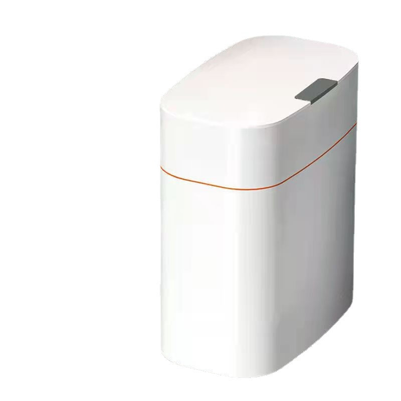 Hygieneeimer Elegant - Spritzwasser geschützt, Sensor, drei Automation erklärt Müll toilette fußkontakt Kniesensor wc gäste seitenansicht