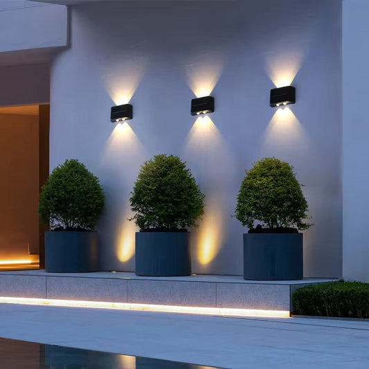 Solarbetriebene LED-Außenwandleuchten – Nachhaltige & wetterfeste Gartenbeleuchtung