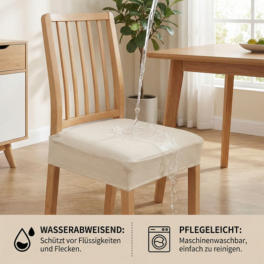 Jacquard Stuhlkissenbezug wasserdicht rutschfest waschbar - Detailansicht 2 | BEST-AMBIENCE