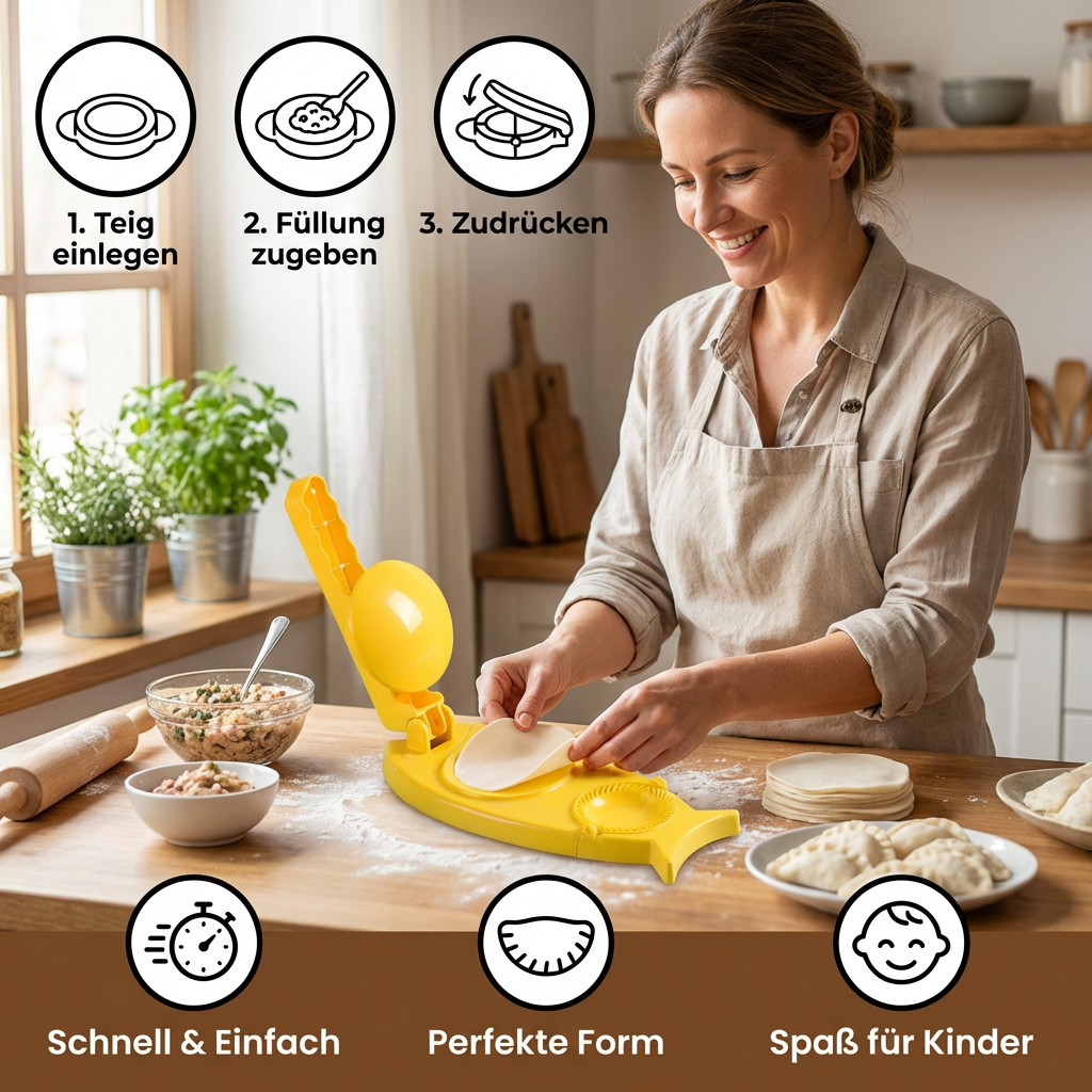 Teigtaschen-Form & Ravioli-Maker – Küchenwerkzeug - Detailansicht 3 | BEST-AMBIENCE