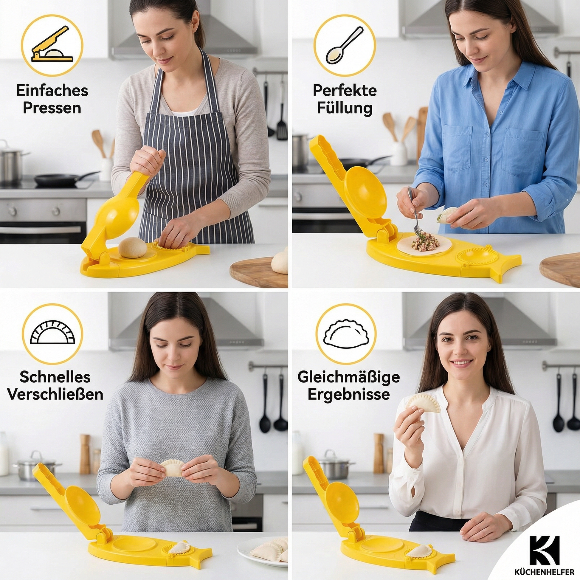Teigtaschen-Form & Ravioli-Maker – Küchenwerkzeug - Detailansicht 4 | BEST-AMBIENCE