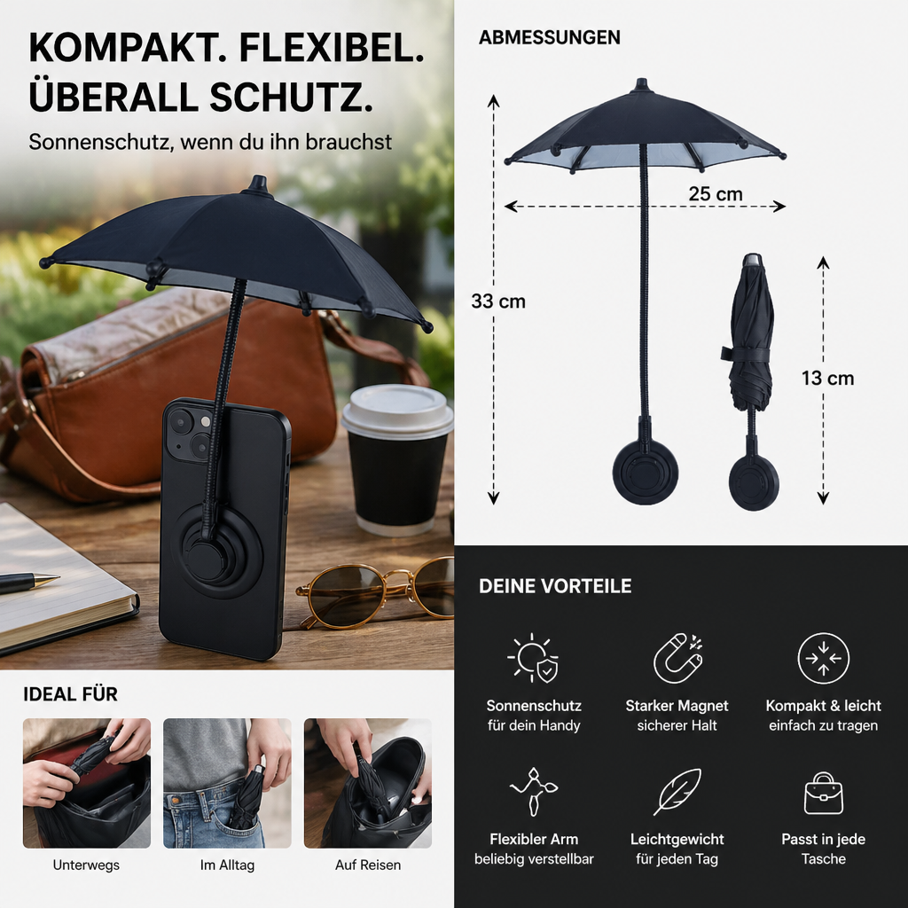Sonnenschutz-Handyhalter magnetisch & ausziehbar - Detailansicht 6 | BEST-AMBIENCE