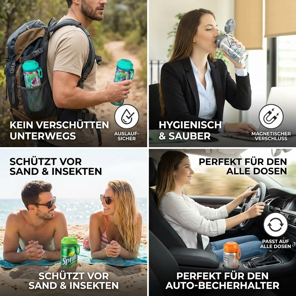 Dosendeckel magnetisch – wiederverwendbar & auslaufsicher - Detailansicht 4 | BEST-AMBIENCE