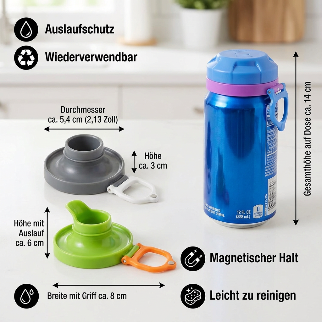 Dosendeckel magnetisch – wiederverwendbar & auslaufsicher - Detailansicht 6 | BEST-AMBIENCE