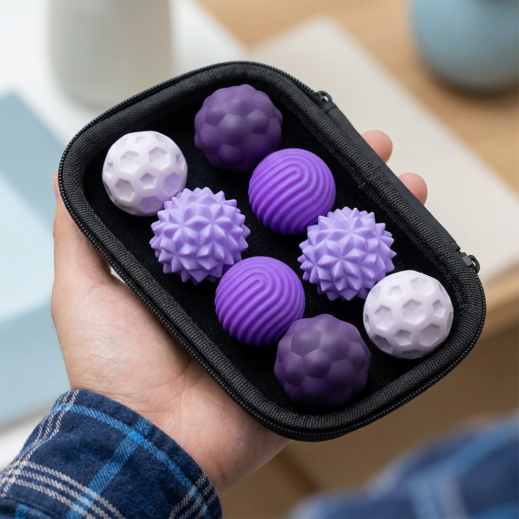 Stressball Silikonkugeln magnetisch – Entspannung & Fokus - Detailansicht 8 | BEST-AMBIENCE