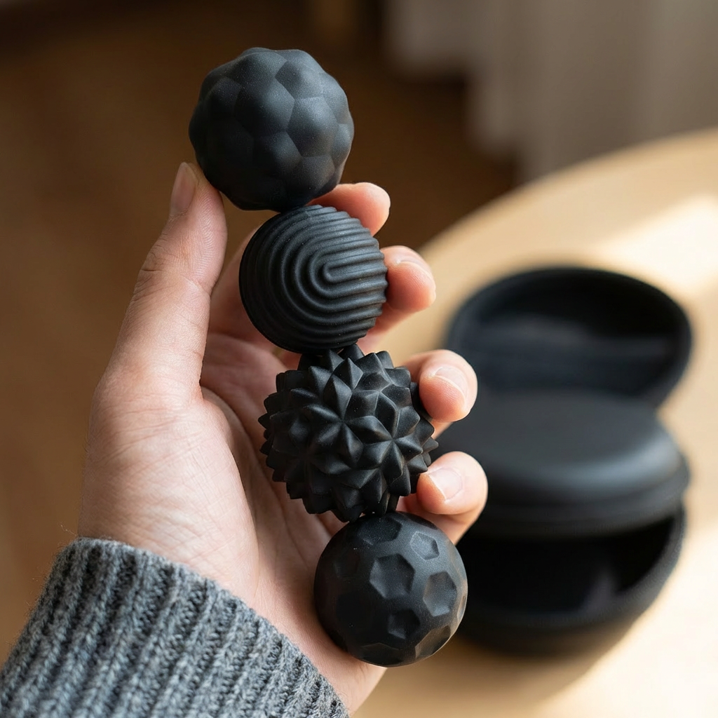 Stressball Silikonkugeln magnetisch – Entspannung & Fokus - Detailansicht 15 | BEST-AMBIENCE