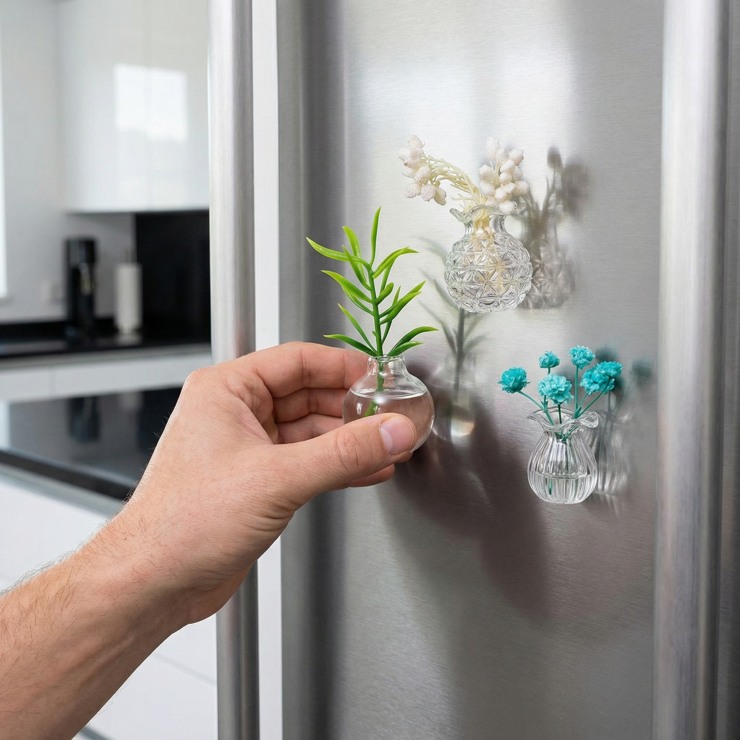 Magnetische Keramikvase Mini – Kühlschrank Deko - Detailansicht 8 | BEST-AMBIENCE