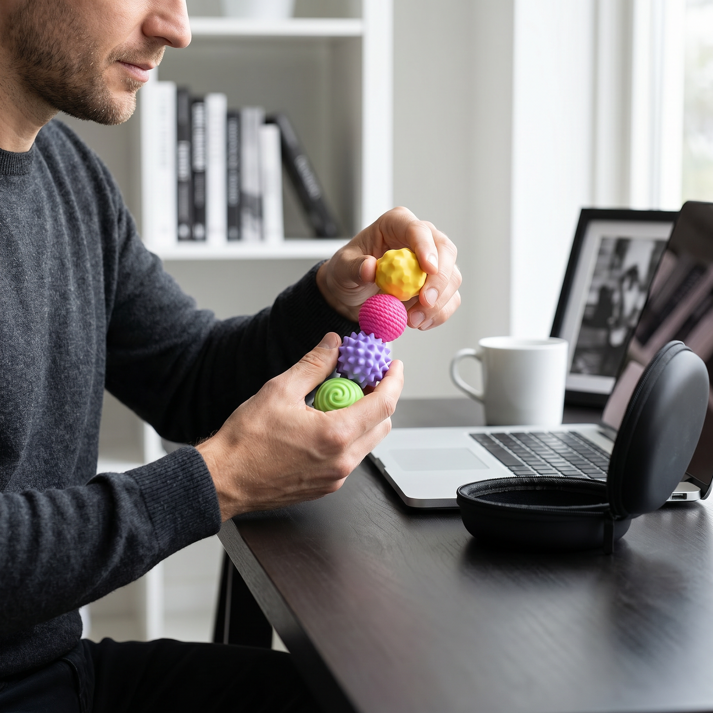 Stressball Silikonkugeln magnetisch – Entspannung & Fokus - Detailansicht 6 | BEST-AMBIENCE