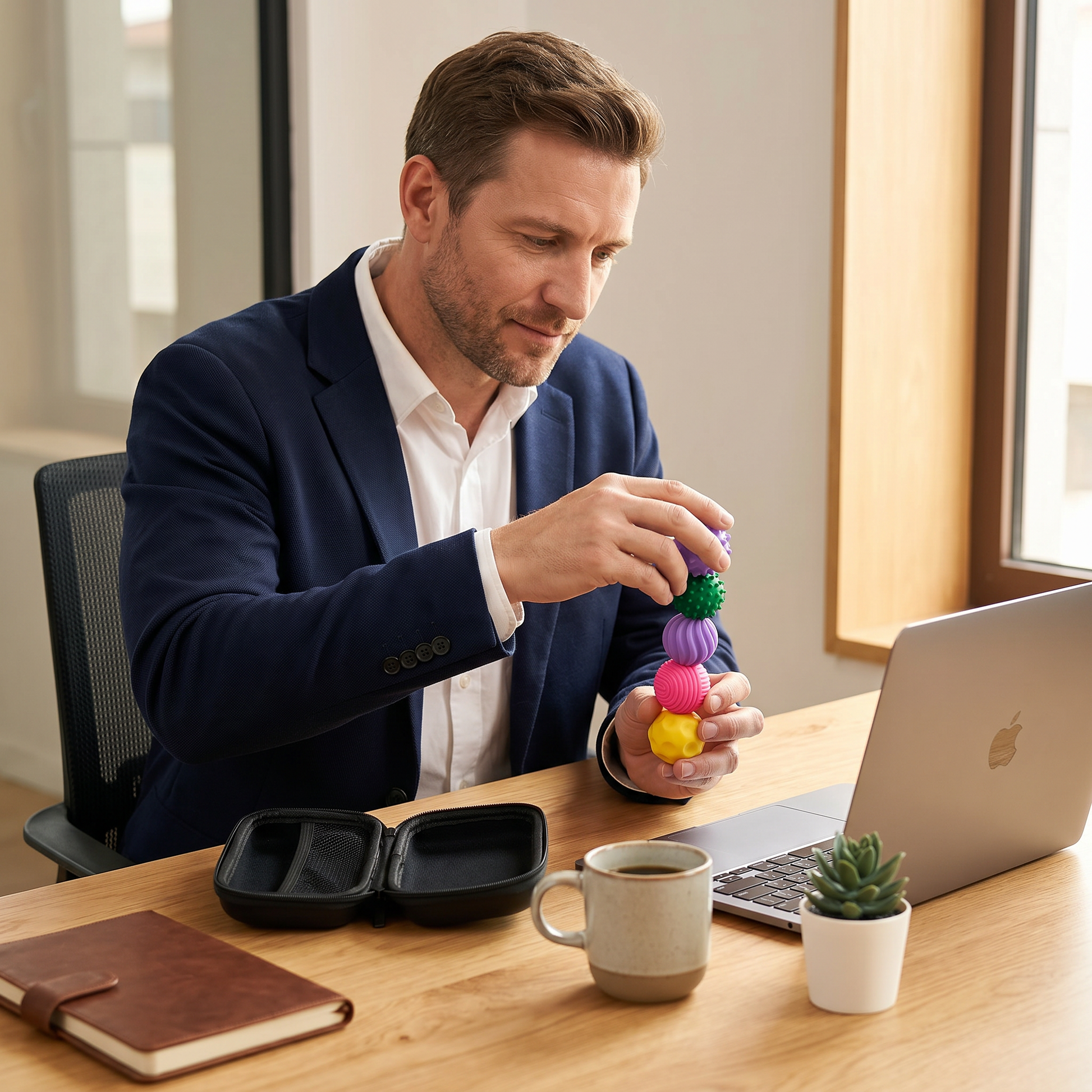 Stressball Silikonkugeln magnetisch – Entspannung & Fokus - Detailansicht 7 | BEST-AMBIENCE