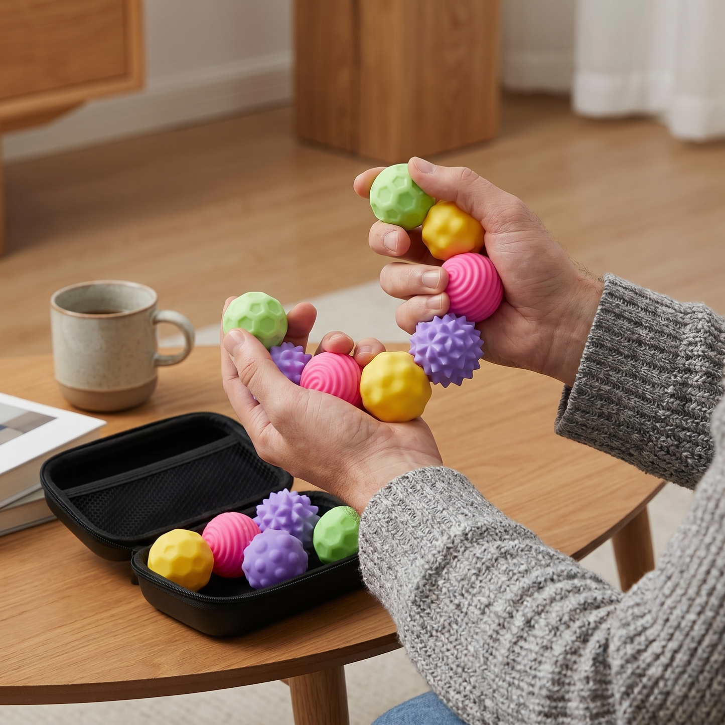 Stressball Silikonkugeln magnetisch – Entspannung & Fokus - Gesundheit & Pflege | BEST-AMBIENCE