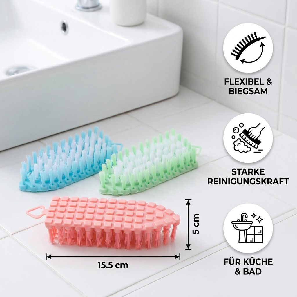 Flexible Reinigungsbürste für Küche, Bad & Fliesen - Detailansicht 5 | BEST-AMBIENCE