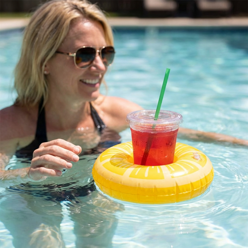 Pool-Getränkehalter Schwimmend | Untersetzer für Strand - Detailansicht 12 | BEST-AMBIENCE