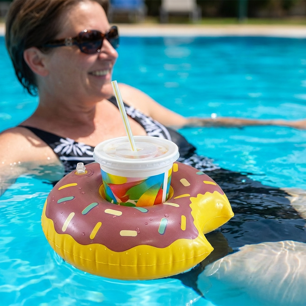 Pool-Getränkehalter Schwimmend | Untersetzer für Strand - Detailansicht 9 | BEST-AMBIENCE