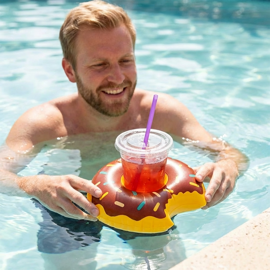 Pool-Getränkehalter Schwimmend | Untersetzer für Strand - Detailansicht 16 | BEST-AMBIENCE