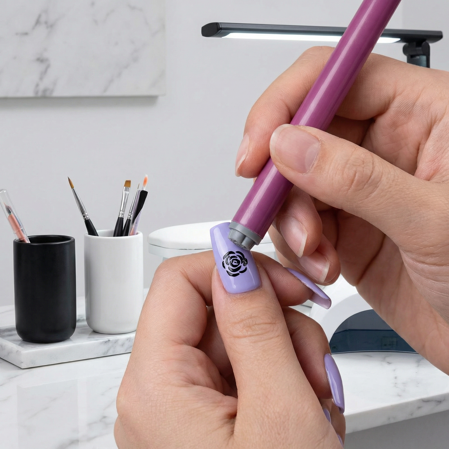 Nagel-Stempel Set Blumen Maniküre DIY Nageldesign - Haushalt & Wohnen | BEST-AMBIENCE