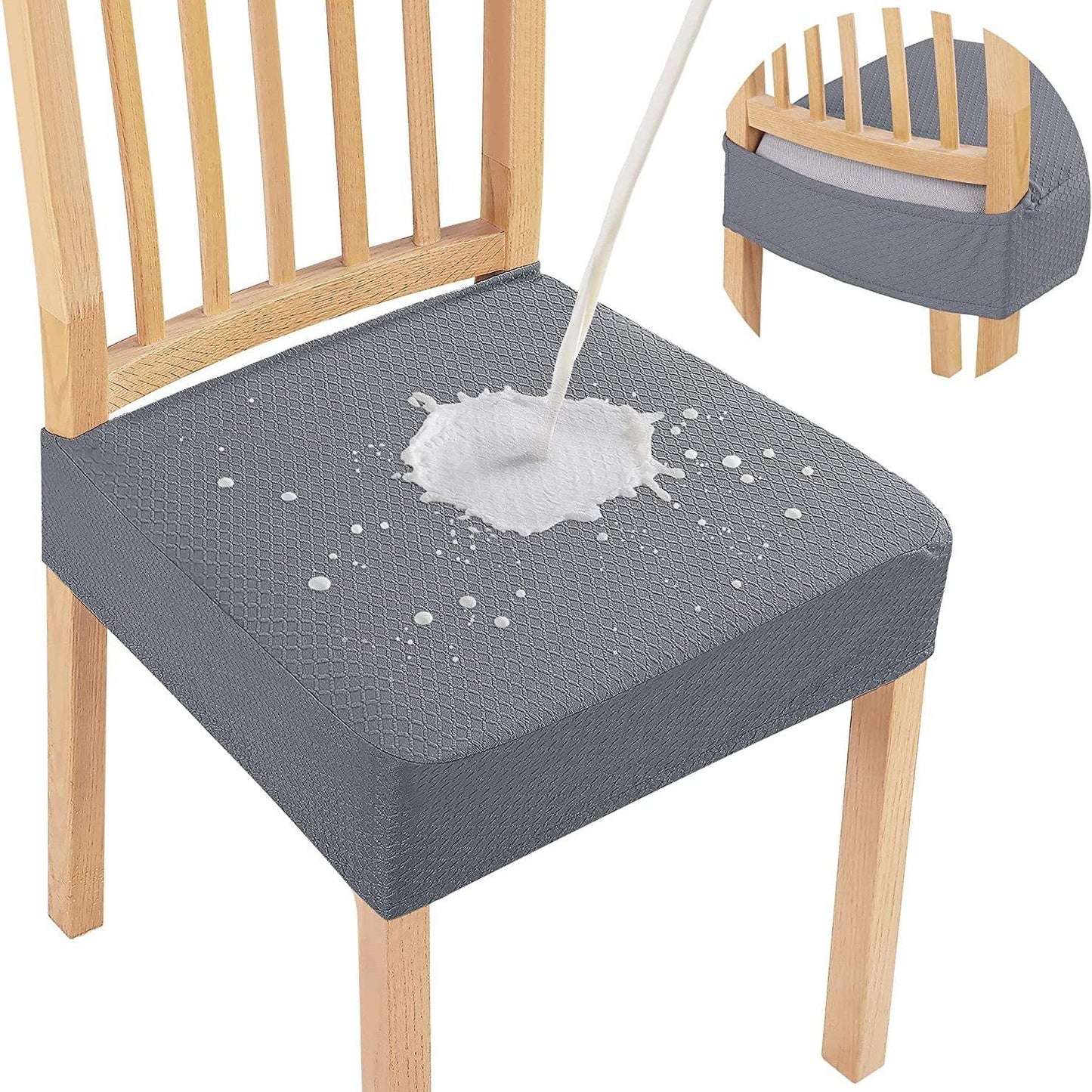 Jacquard Stuhlkissenbezug wasserdicht rutschfest waschbar - Detailansicht 6 | BEST-AMBIENCE