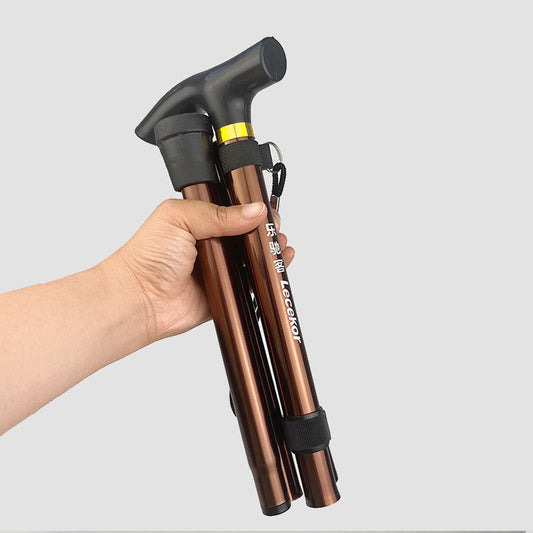 Klappbarer Gehstock für Senioren - leicht & sicher - Detailansicht 2 | BEST-AMBIENCE