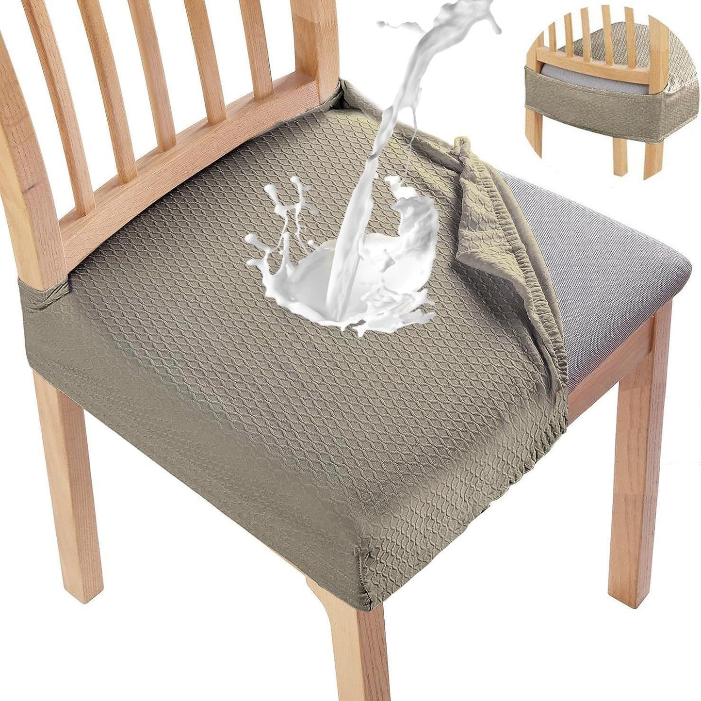 Jacquard Stuhlkissenbezug wasserdicht rutschfest waschbar - Detailansicht 15 | BEST-AMBIENCE