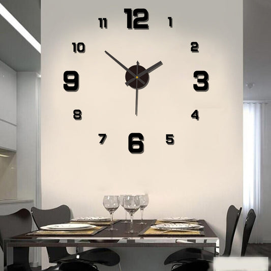3D Wanduhr 60-90cm nachleuchtend lautlos - Detailansicht 2 | BEST-AMBIENCE