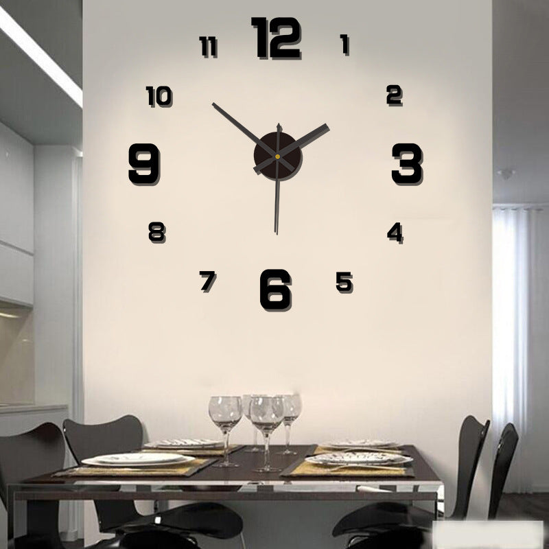 Moderne 3D Wandzeituhr - Design Funktion XL-Format