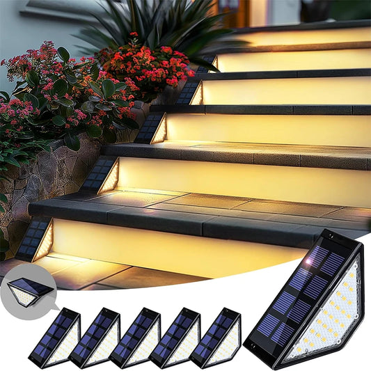 Outdoor Solar Treppenlichter -  Perfekt für Garten und Terrasse