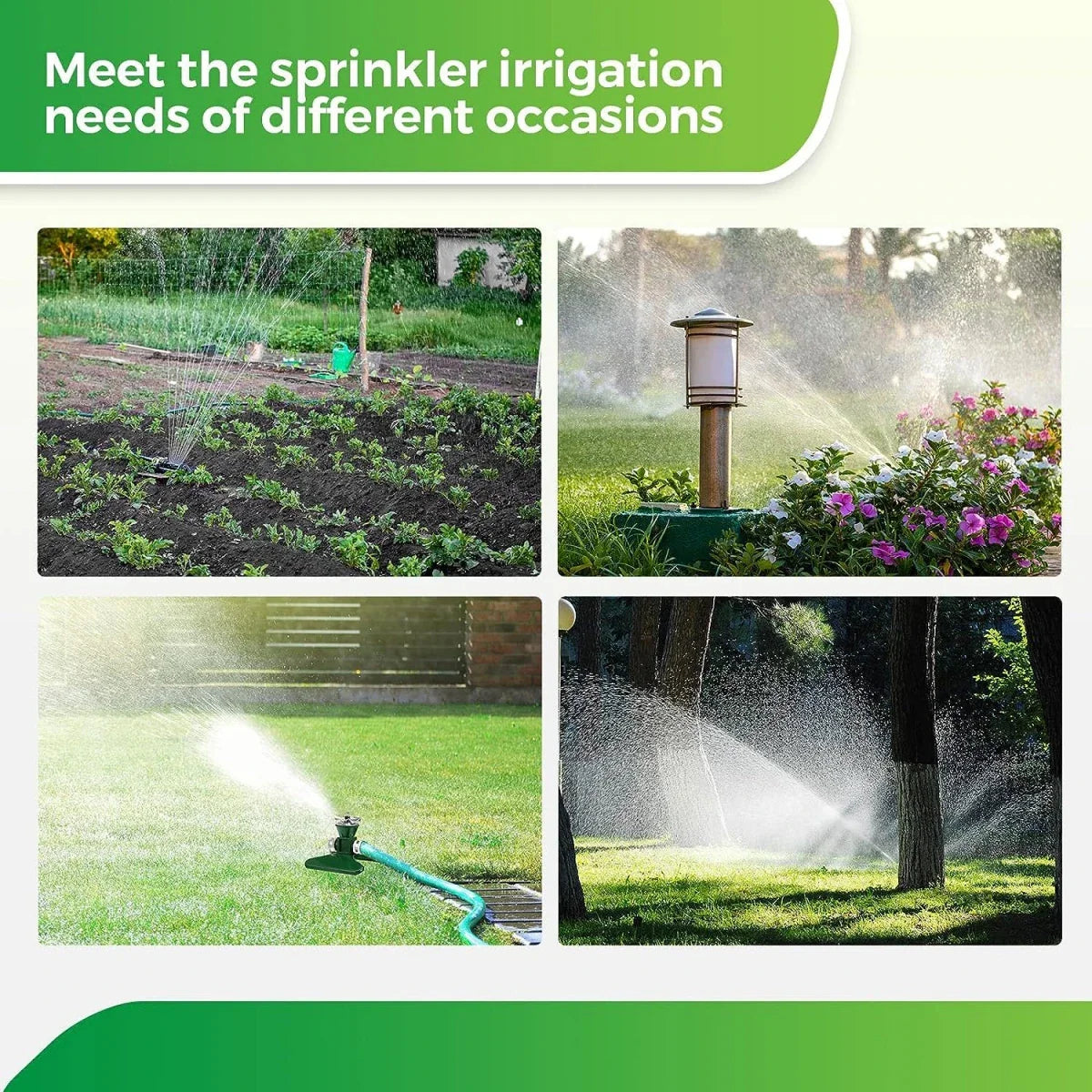Metall Rasensprinkler 360° rotierend – Gartenbewässerung – Detailansicht 7 | BEST-AMBIENCE
