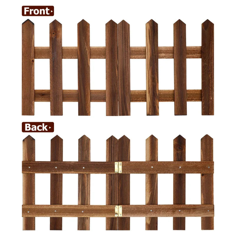 Holzzaun Beeteinfassung – Dekorativer Gartenzaun – Detailansicht 11 | BEST-AMBIENCE