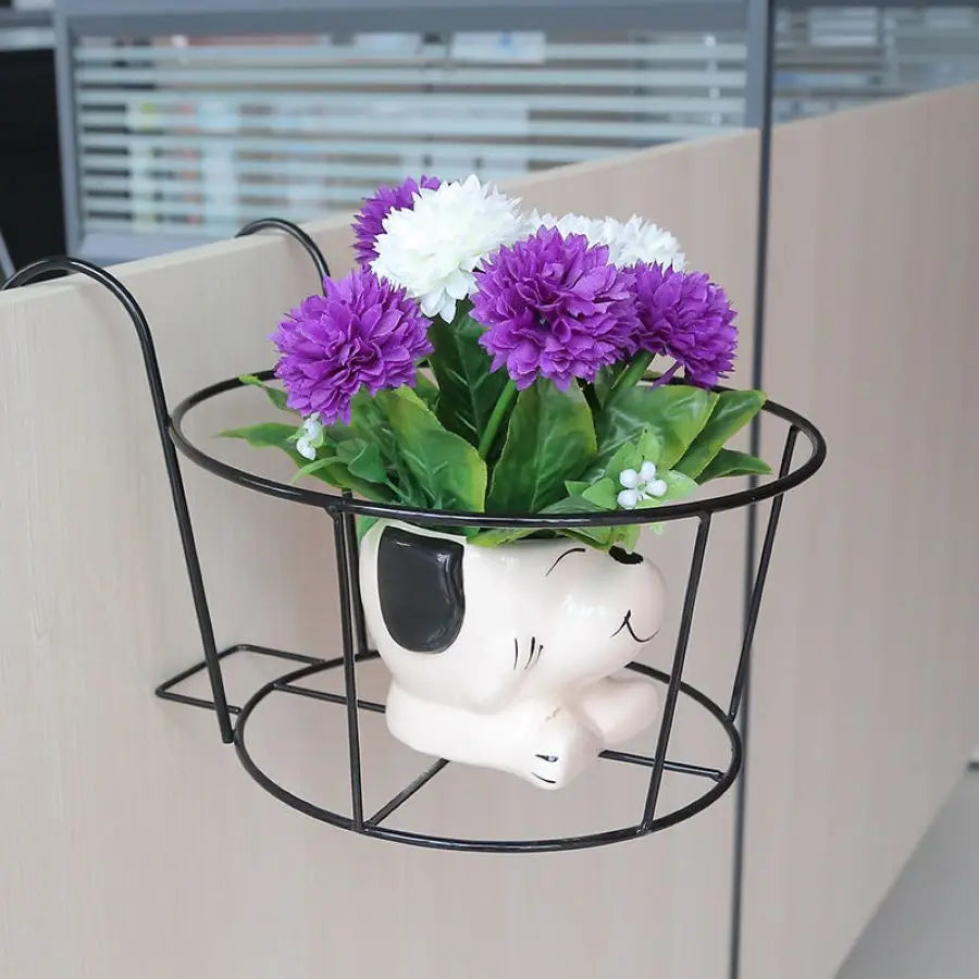 Blumenständer Metall für Balkon & Terrasse – stabil – Detailansicht 7 | BEST-AMBIENCE