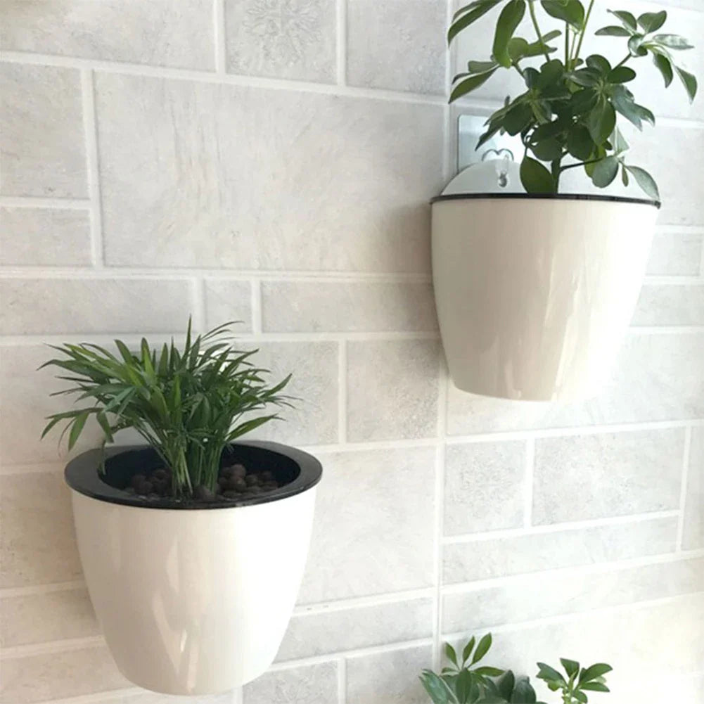 Hängender Blumentopf mit Selbstbewässerung & Wandhalter – Detailansicht 14 | BEST-AMBIENCE