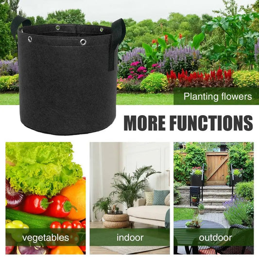 Filz-Pflanzbeutel atmungsaktiv mit Griffen für Garten – Garten & Outdoor | BEST-AMBIENCE