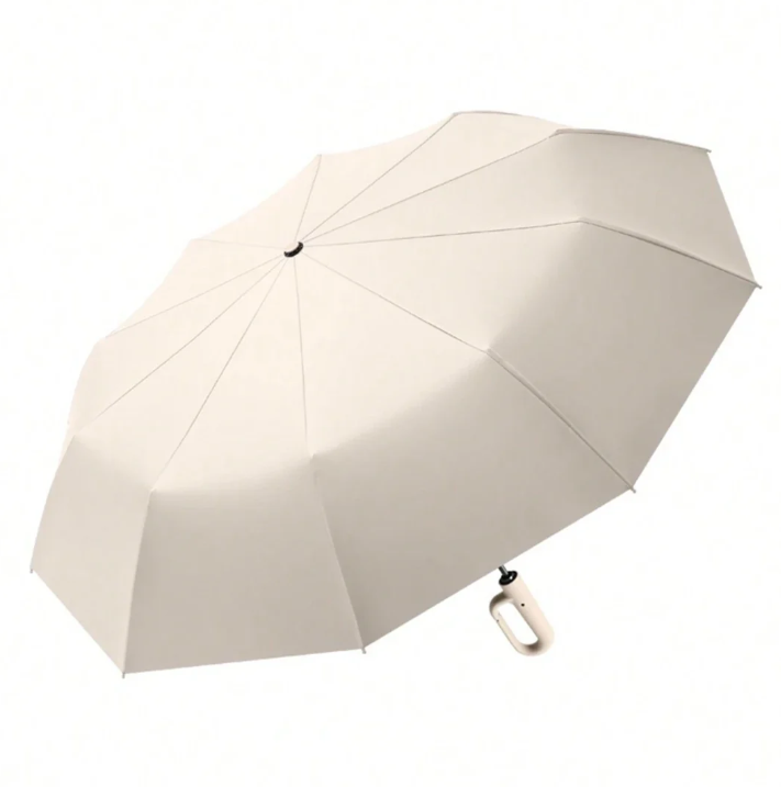 Reflektierender Taschen-Regenschirm – Kompakt, windfest & sicher bei Nacht