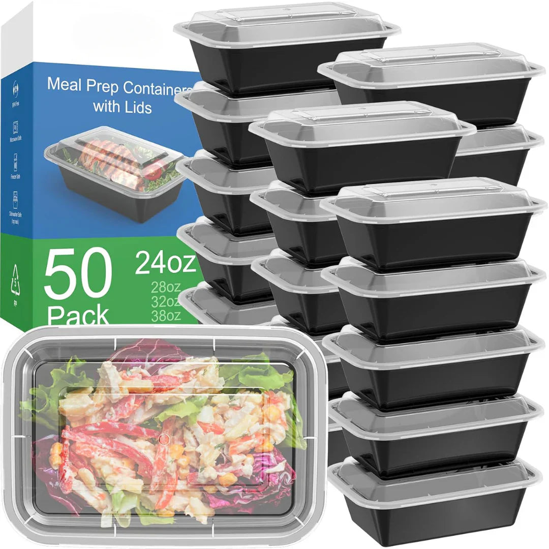 Meal-Prep-Set 50-tlg. Frischhaltedosen mit Deckel – Detailansicht 2 | BEST-AMBIENCE