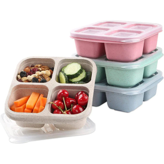 Meal-Prep-Box 4er-Set Bento Lunchbox 4-Fach – Detailansicht 2 | BEST-AMBIENCE