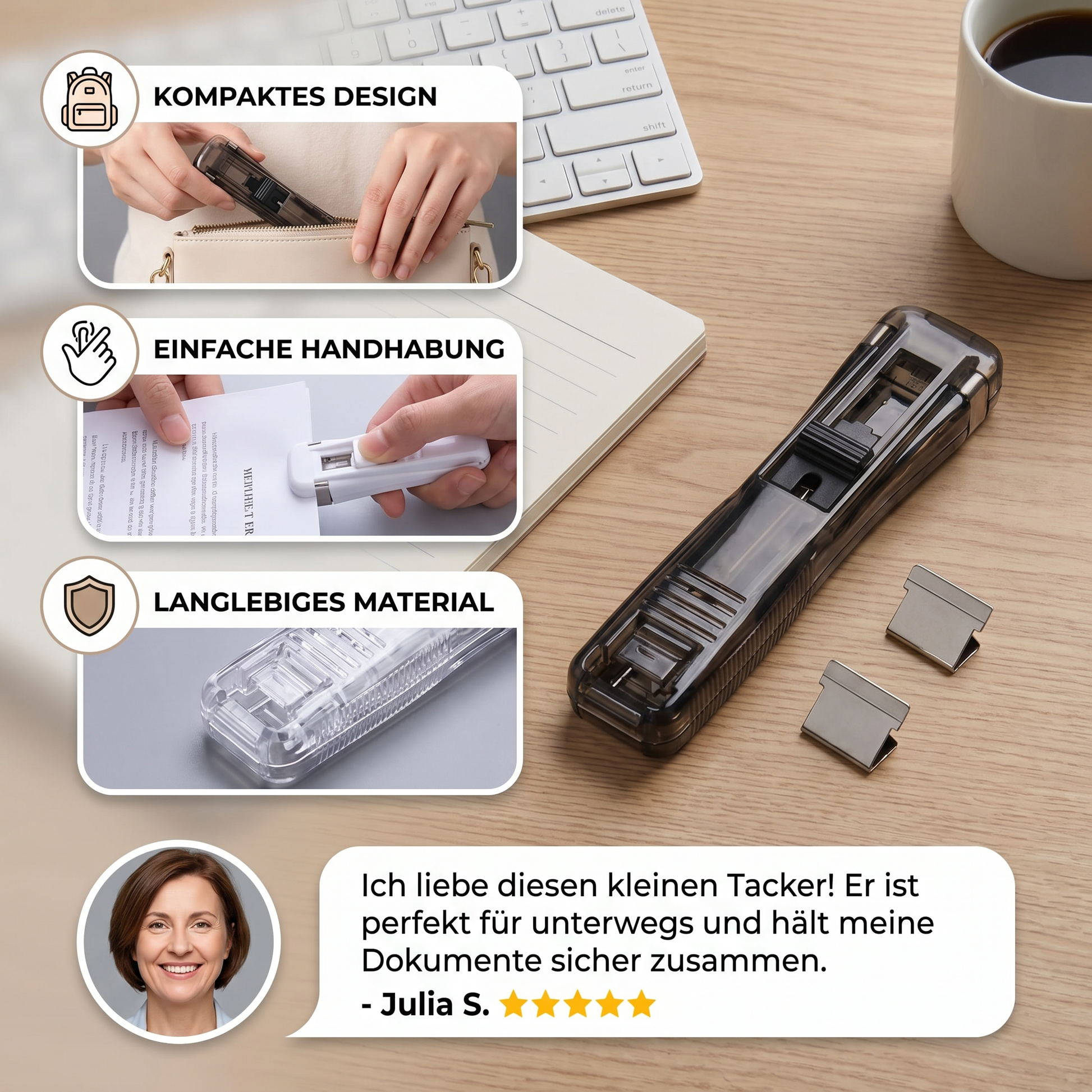 Dokumentenklammer multifunktional – Papier & Unterlagen - Detailansicht 3 | BEST-AMBIENCE
