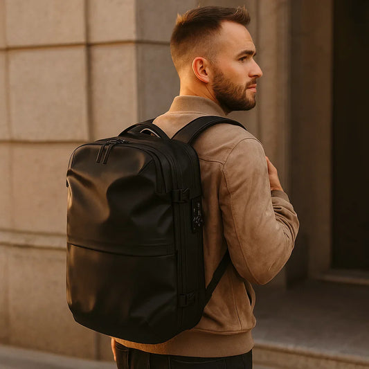 Kompakter Vakuum Rucksack perfekt für Reisen